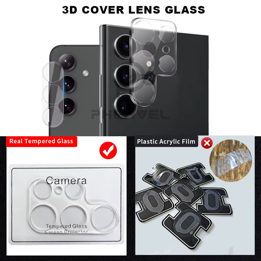 Oleophobes Schutzglas für Samsung Galaxy S24 Ultra und Galaxy S24 Plus, blendfreie Displayschutzfolie aus gehärtetem Glas, transparent - Bild 3