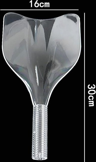 Transparenter Gesichtsschutz Schirm, Gray - Bild 1