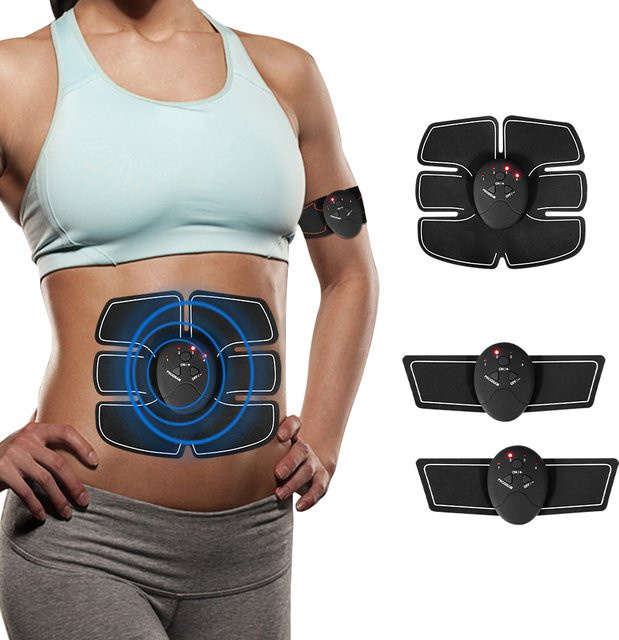 Raiuleko EMS Muskel Stimulator, Schwarz, Unisex - Bild 1