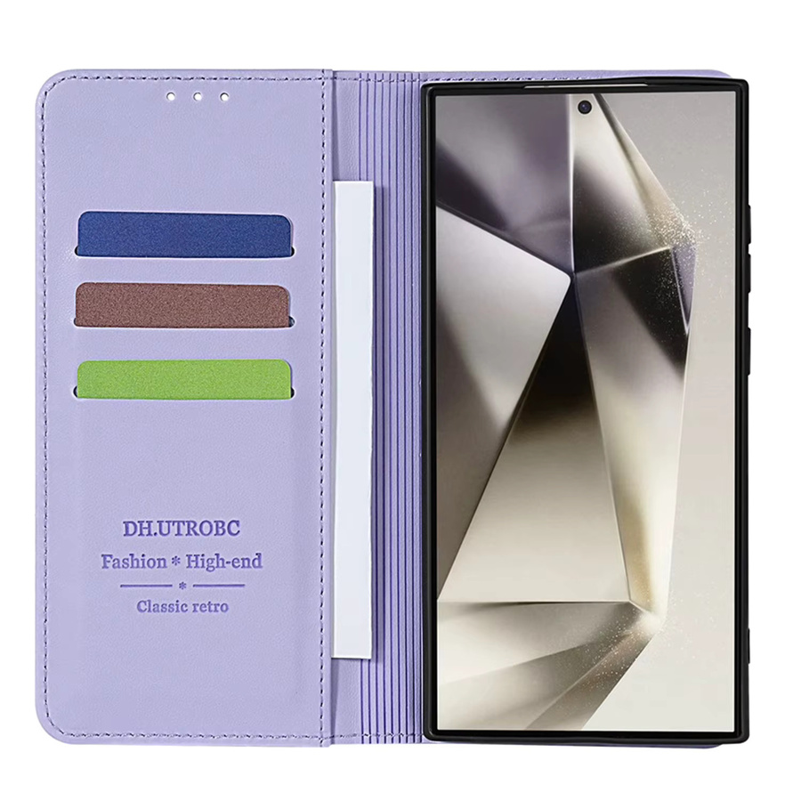 Leder-Brieftasche mit Magnetverschluss und Kartenfächern für Xiaomi 14T 13T 11T Poco X7 X6 C75 M6 Redmi 14C 13C 12C 10C 9 9A 9C in Lila - Bild 6