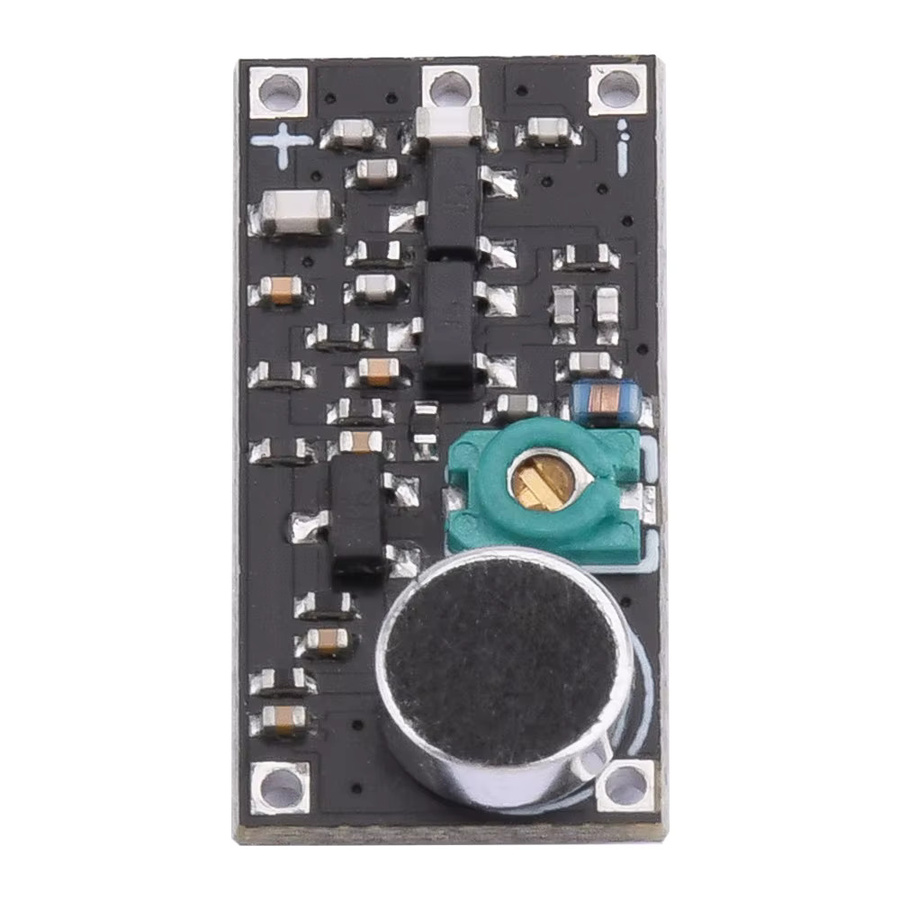 Aideepen Miniatur-FM-Sendermodul DC2V-12V für 85 MHz – 115 MHz Einkanal-Funkmikrofon-Senderplatine mit 9 mA - Bild 4