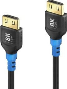 purelink HDMI Kabel FlexInstall FI-H100-015 8K Schwarz Länge: 1,5 m - Bild 1