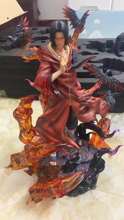 Bandai Naruto Uchiha Itachi Edo Tensei Anime Figur aus Harz für die Desktop-Dekoration - Bild 4