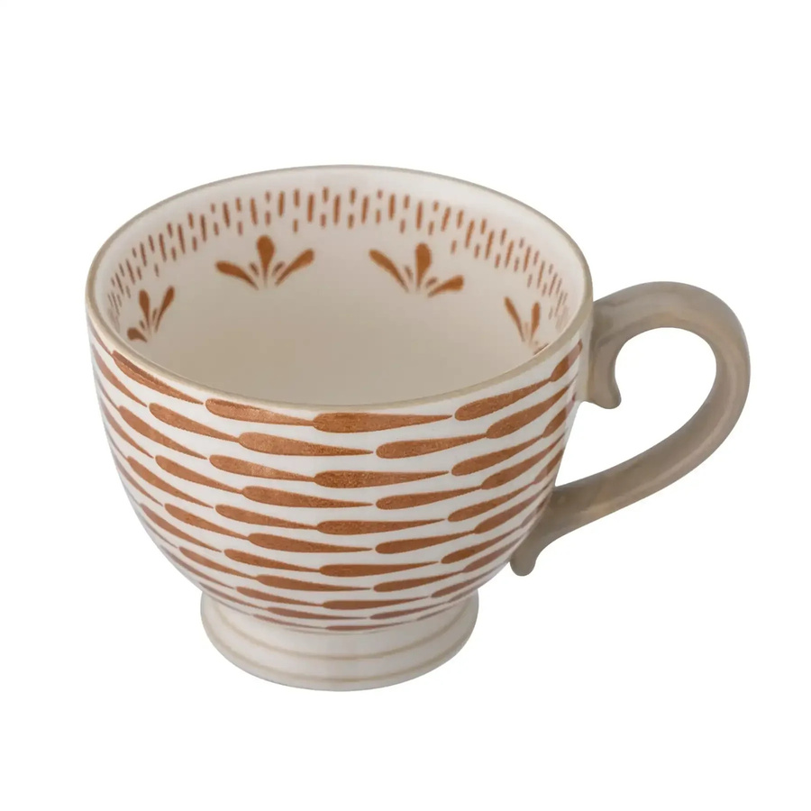 Bloomingville Becher aus Steingut in Orange Maple, 420 ml - Bild 1