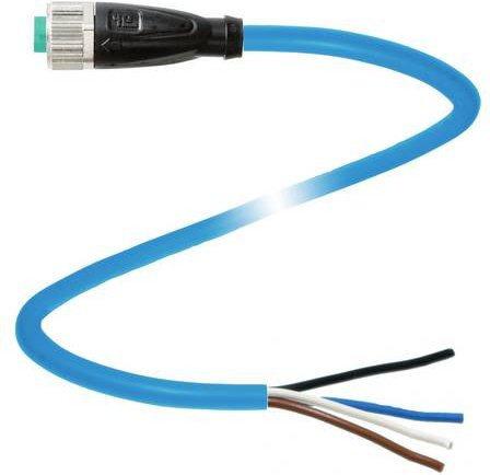Pepperl+Fuchs 240769-0002 Sensor-Aktor-Steckverbinder konfektioniert, 4 Polzahl, Blau, 30 m - Bild 1
