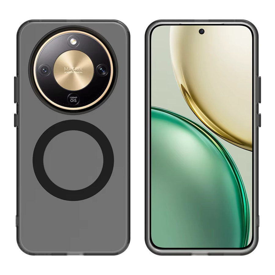 Transparente Frosted Handyhülle mit Magnetic Cover für Honor, Blau - Bild 3