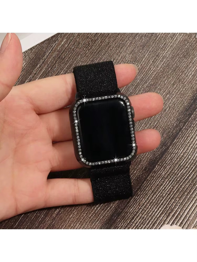 JBAILI Uhrenarmband Nylon, Schwarz, Unisex - Bild 7