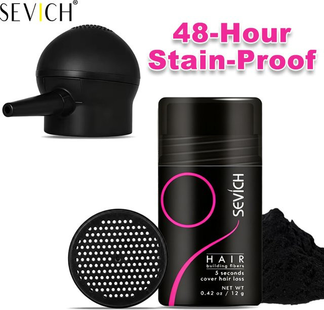 SEVICH Haarfaser-Set, Puder, 12g, Unisex, für feines Haar - Bild 1