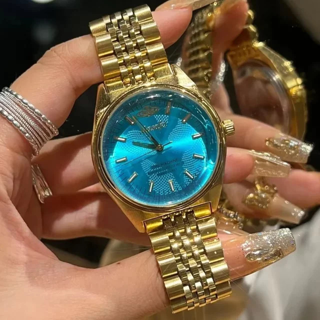Masafei Armbanduhr Quarz, Edelstahl, Gold, Damen - Bild 1