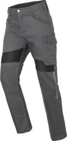 Kübler Hose REFORCE in Dunkelgrau/Schwarz mit Reflexstreifen - Bild 1