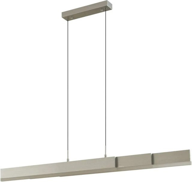 Lucande LED Pendelleuchte Torven Modern aus Alu in Alu-Grau dimmbar - Bild 1