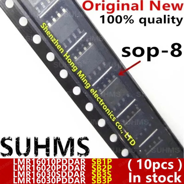 10 Stück LMR-Serie Bauteile in Schwarz von SUHMS - Bild 1