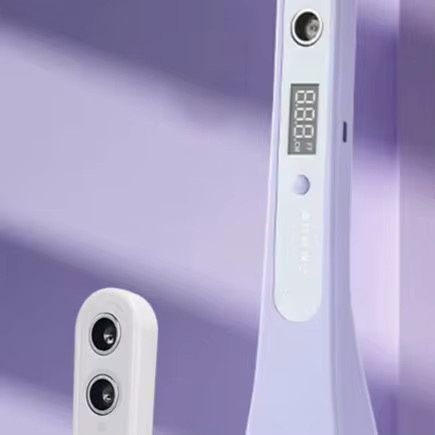 APWIKOGER Tragbares Mini-Ultraschall-Höhenmesslineal für Kinder in Weiß mit Typ-C-Ladeschnittstelle zur genauen Wachstumsverfolgung - Bild 4