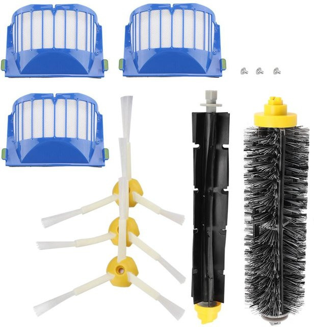 Igeteck Ersatzzubehör-Set für die Roomba 600-Serie in Blau, Schwarz und Grau - Bild 1