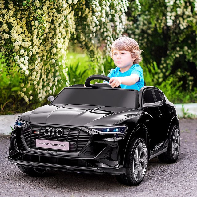 HOMCOM Kinderfahrzeug Elektroauto, Schwarz, ab 3 Jahre - Bild 1