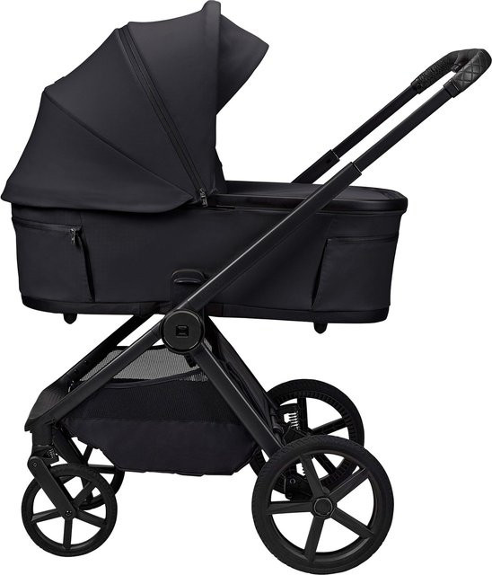 Moon Diamond Kombikinderwagen GIO FOLD in Schwarz mit Aluminiumgestell und faltbarer Funktion - Bild 1