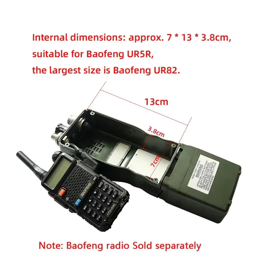 Hearing Tactical Kommunikationsgehäuse für AN/PRC 152 Harris Militärfunkgeräte, Modell Virtual PRC 152 für Tactical 6pin PTT, Farbe: Grün - Bild 5