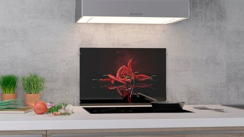NOVADOORS Glasboard Hot Chili, mehrfarbig, Glas mit abstraktem Design - Bild 1