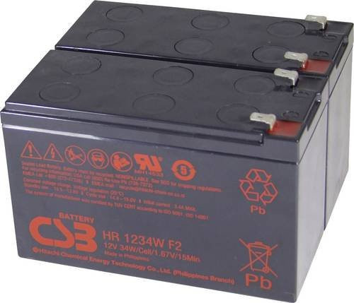 CSB Battery Akku-Set in Schwarz - Bild 1