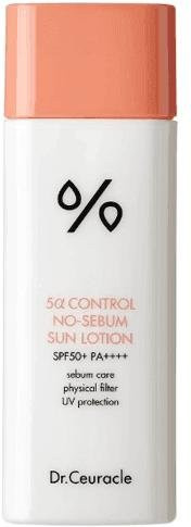 Dr.Ceuracle 5 Alpha Control No Sebum Sonnenlotion, SPF 50+, 50 ml - Bild 1