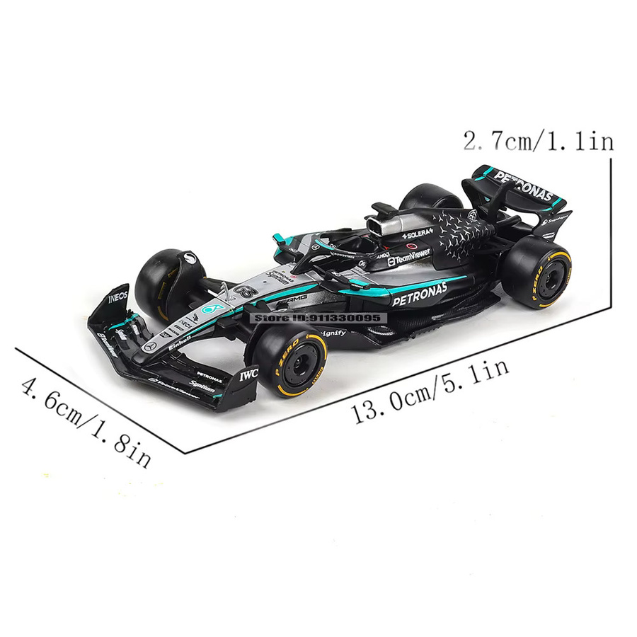 Bburago Mercedes-AMG F1 Team Formel-1-Modellauto, 1:43, ab 3 Jahren - Bild 3