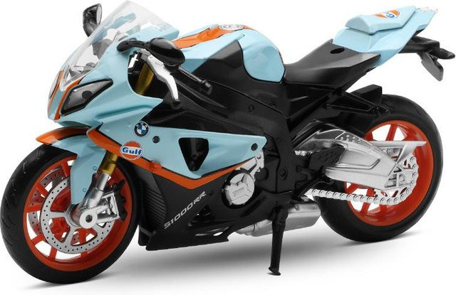 Fourall- Model Cars BMW S1000 RR Supermotorrad, Modell, 1:12, Blau - Bild 1