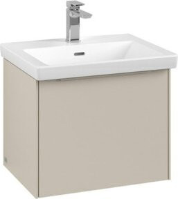 V&B Waschtischunterschrank Subway 3.0 in Cashmere Grau matt, B/T/H: 52,3 x 42,9 x 44,8 cm - Bild 1
