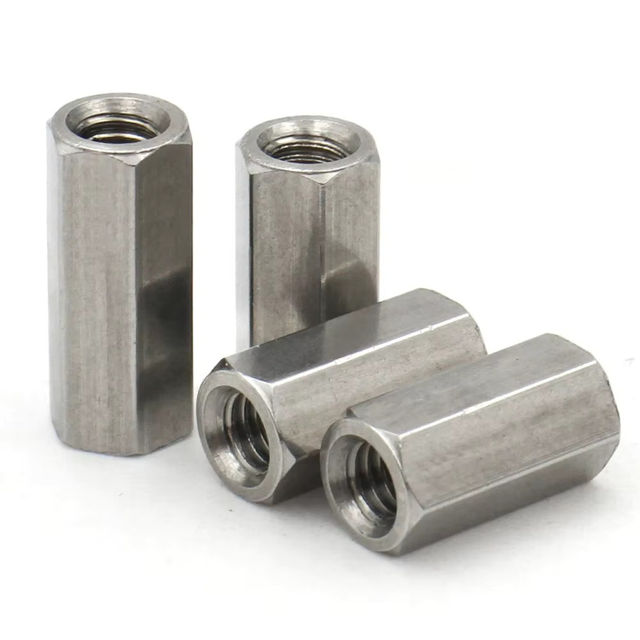 Zimir Sechskant-Abstandshalter aus Edelstahl A2-70 in Silber, Hohlbolzen und lange Stangenkupplung für M2 bis M12 - Bild 2