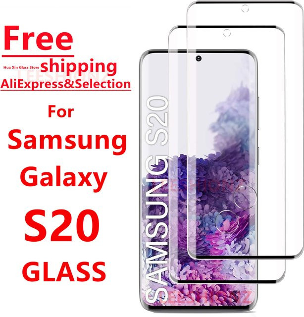 Samsung Galaxy S20 Displayschutz aus gehärtetem Glas, transparent, 1/4 Stück für die Samsung S20-Serie - Bild 1