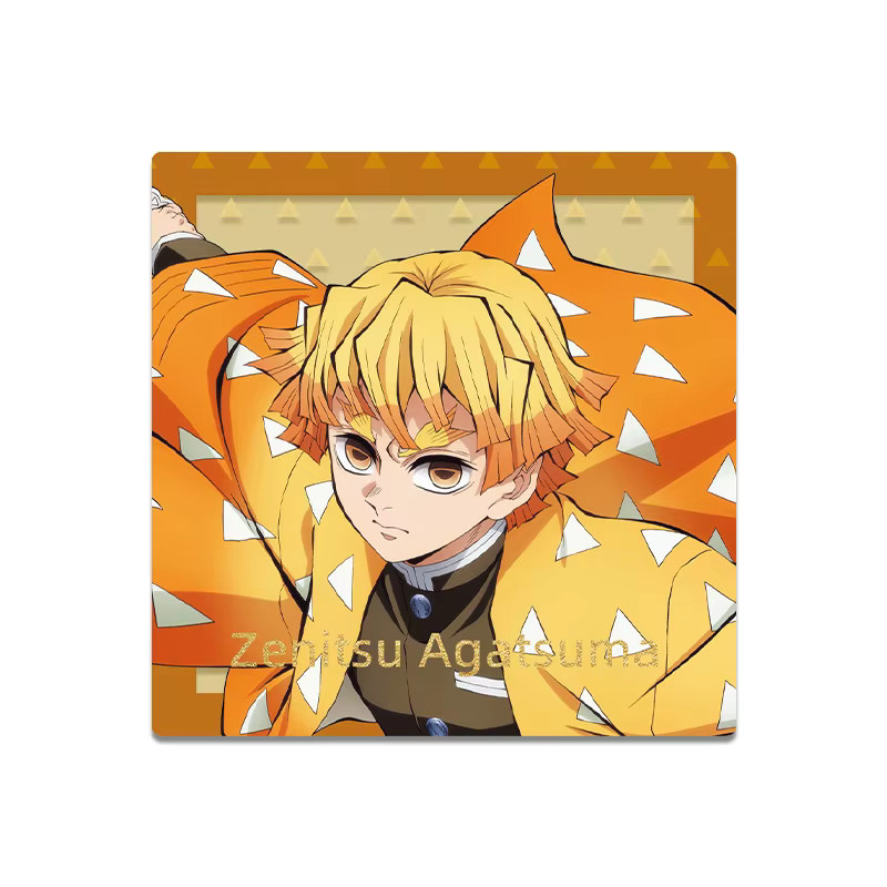 Bandai Demon Slayer Kimetsu no Yaiba Acryl-Kühlschrankmagnet mit Goldfolie und HD-Druck in Gold - Bild 3