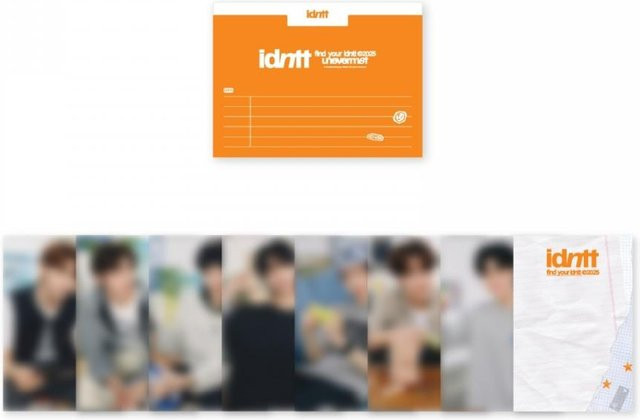 Withmuu Kpop Postkarten-Set in Orange für Erwachsene - Bild 1