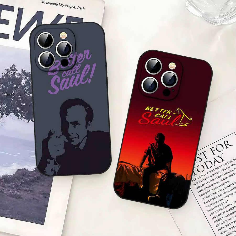 B-Better Call S-Saul TV-Handyhülle Schwarz für iPhone 17, 16, 15, 14, 13, 11 Pro Max, Plus, X, Xr, Xs Max und 13 Mini - Bild 2
