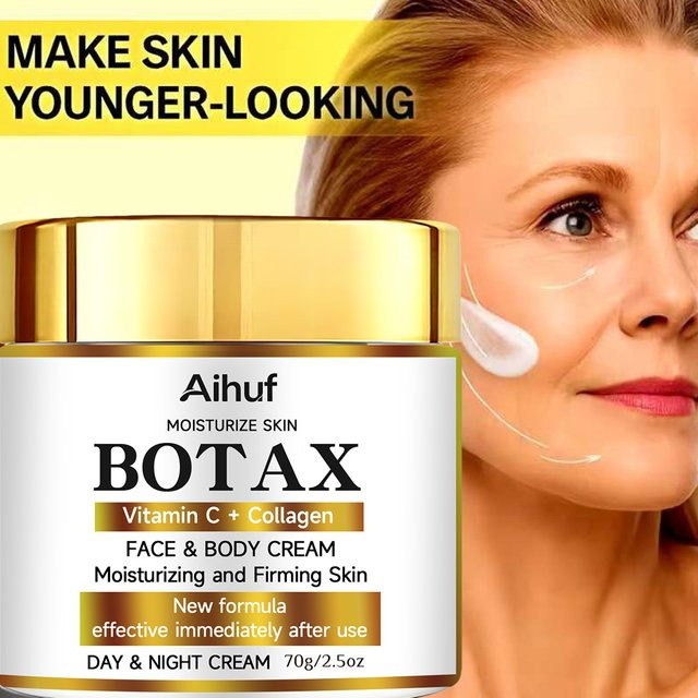 Aihuf BOTAX Upgrade Anti-Aging-Feuchtigkeitscreme, Kollagen, Retinol, Niacinamid, Fettige Haut - Bild 1