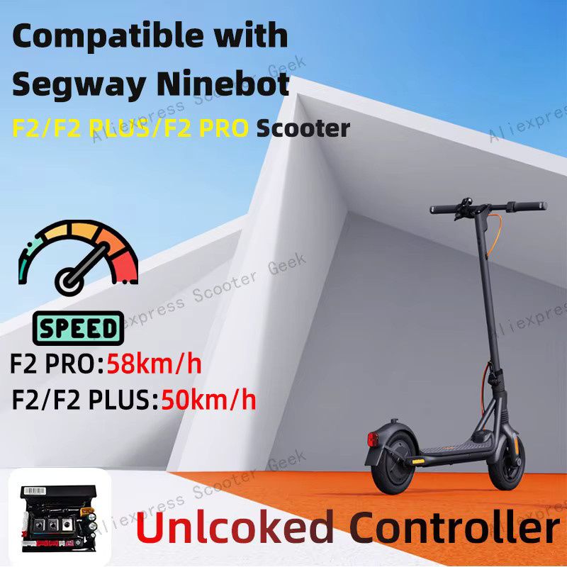 Segway Ninebot F2 F2 II F2 PLUS F2 PRO E D Scooter Controller für unbegrenzte Geschwindigkeit bis 58 km/h in Schwarz - Bild 2