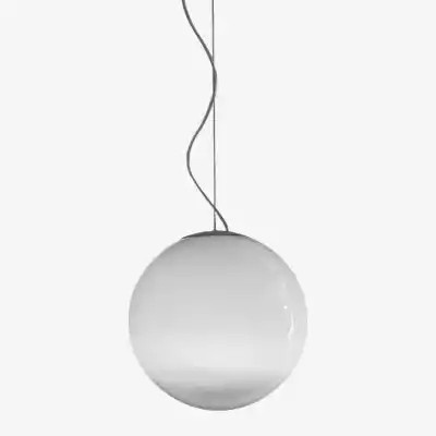 Panzeri Smoke Pendelleuchte in Grau mit Glaskugel im modernen Design - Bild 1