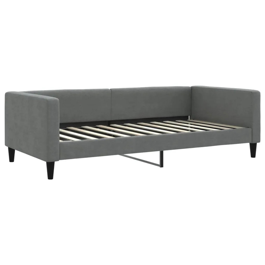 vidaXL Tagesbett in Anthrazit Dunkelgrau mit Stoffbezug B/T/H: 200 x 100 x 68 cm - Bild 2