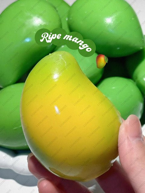 Mango Stressball Squishy, Farbwechselnde Mango, Fidget Spielzeug - Bild 1