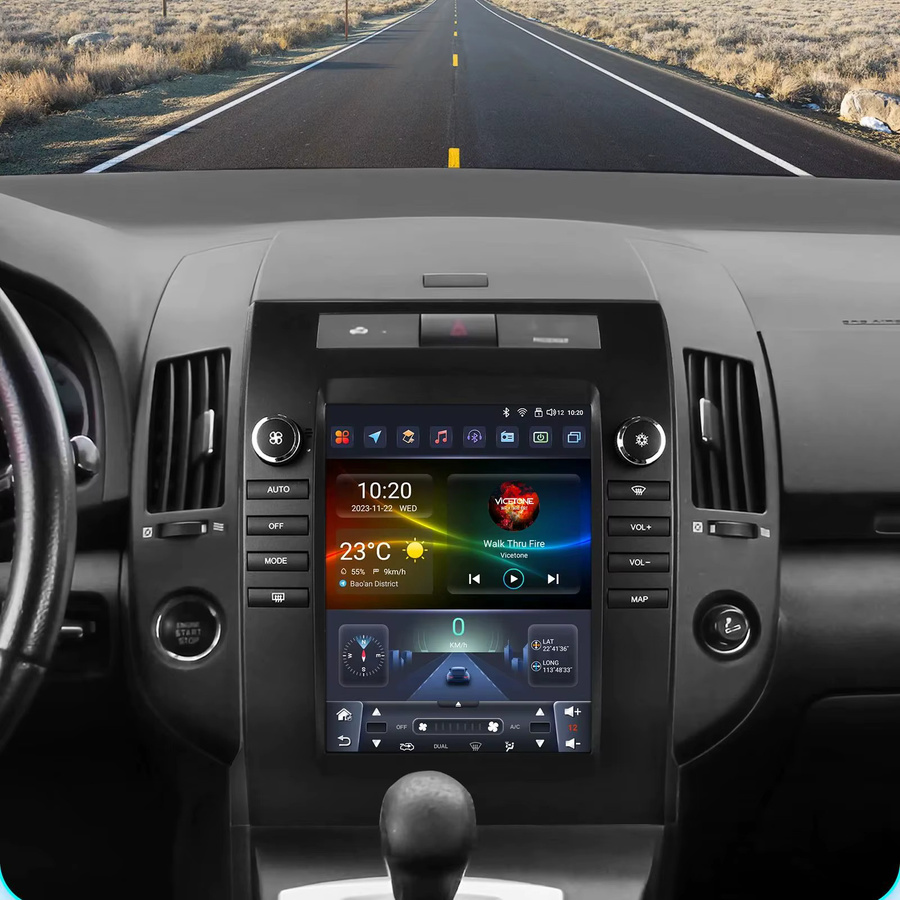 Hizpo Android Autoradio im Tesla-Stil mit 9,7 Zoll Vertikalbildschirm für Toyota Verso und Corolla, Multimedia, Carplay, GPS und 4G, Schwarz - Bild 6