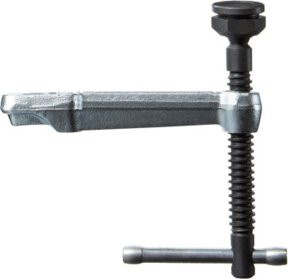 Bessey Gleitbügel komplett für Baugröße GSV mit Knebelgriff und 120 mm Ausladung in Silber - Bild 1