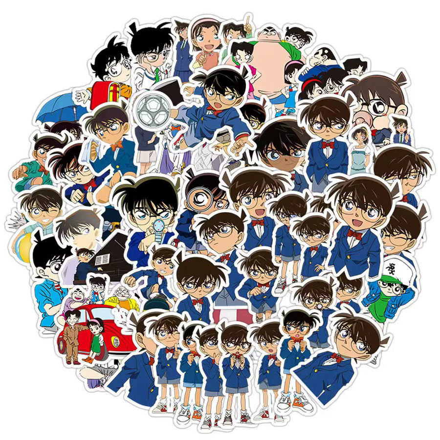 Bandai Conan Anime-Aufkleber, Bunt / Mehrfarbig, 1-teiliges Set - Bild 2