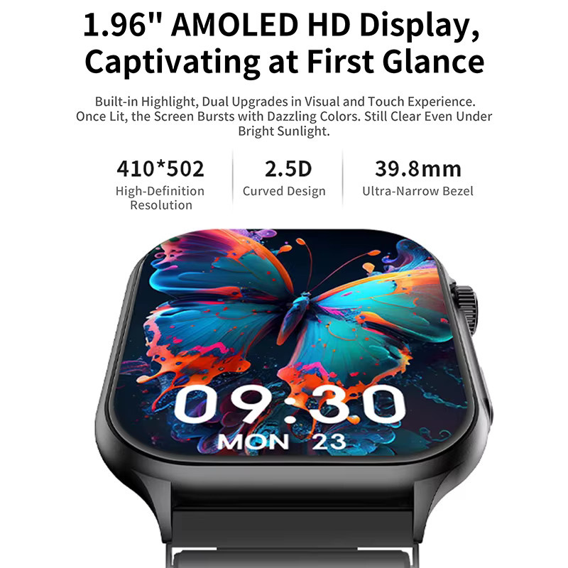 Lenovo Smartwatch, Schwarz, Silikon, Unisex - Bild 2