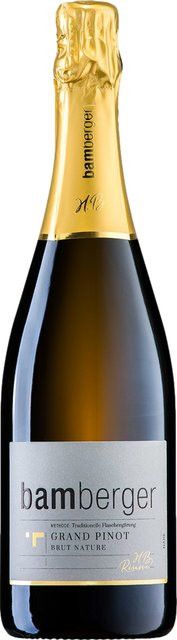 Bamberger Grand Pinot Grand Réserve Sekt, Pinot Noir, Nahe, 2017, Brut Nature, 0,75 l - Bild 1