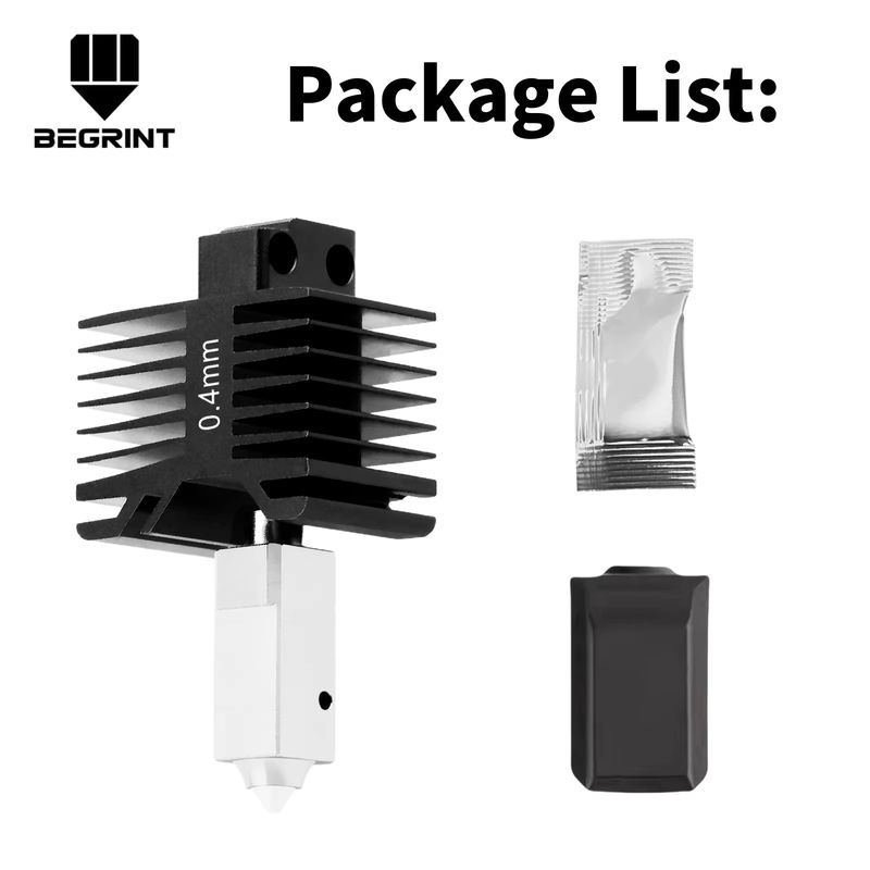 Bambu Lab Hotend-Kit mit Keramikheizung und Thermistor für X1, X1C, P1P und P1S 3D-Drucker in Schwarz - Bild 6
