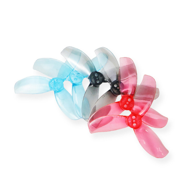 Gemfan D2.5-3 3-Blatt 2,5 Zoll Propeller für FPV-Drohnen, 4er-Set in Grau/Mehrfarbig, 1,5 mm Loch passend für 1404 Motoren und SpeedyBee BEE25 DJI O4 Einheit - Bild 1