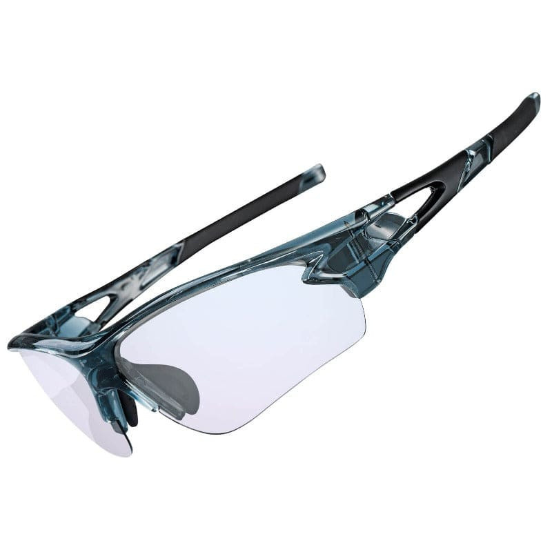ROCKBROS Sportsonnenbrille, semi-rimless, grey, unisex, tr90 - Bild 1