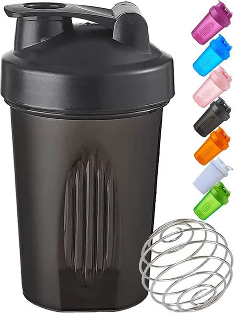 Tragbarer Protein Shaker für Sport und Fitness in Pink, 400 ml - Bild 1