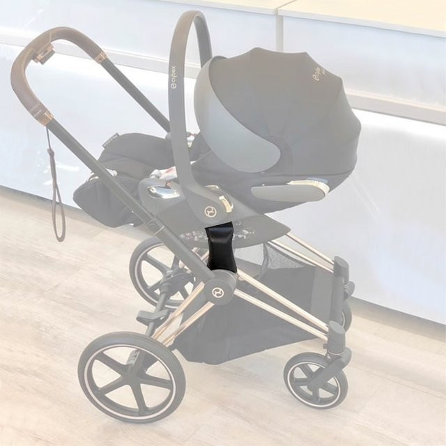 Cybex Kinderwagen-Adapter für Priam 2/3/4 Platinum und Aton Cloud Q/Z Autositz in Schwarz - Bild 1