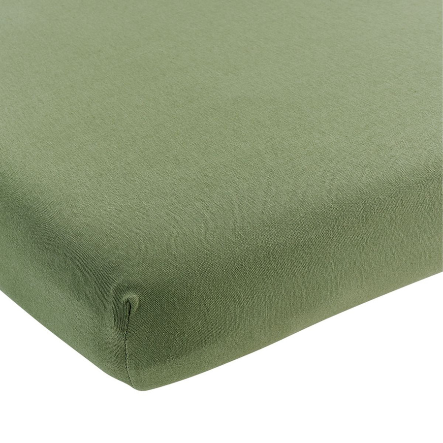 Meyco Spannbetttuch aus Jersey für Babys, Farbe: Grün, Breite: 40 cm, Länge: 90 cm - Bild 1