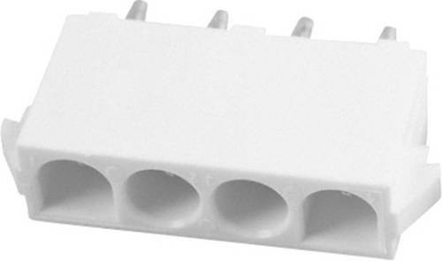 TE Connectivity Universal-MATE-N-LOK Stiftgehäuse-Platine, Polzahl 4, Weiß, 350430-1 - Bild 1