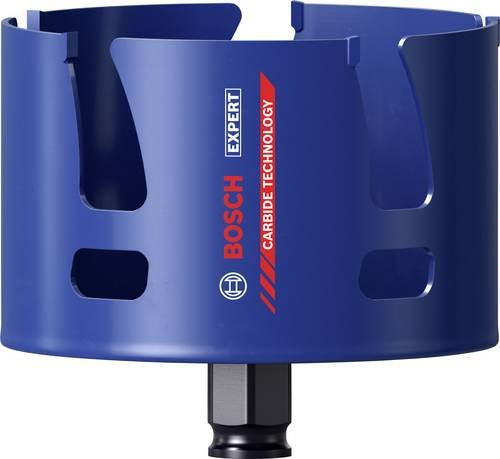 Bosch Expert Construction Lochsäge mit Carbide-Spitzen in Blau, Durchmesser: 92 mm - Bild 1
